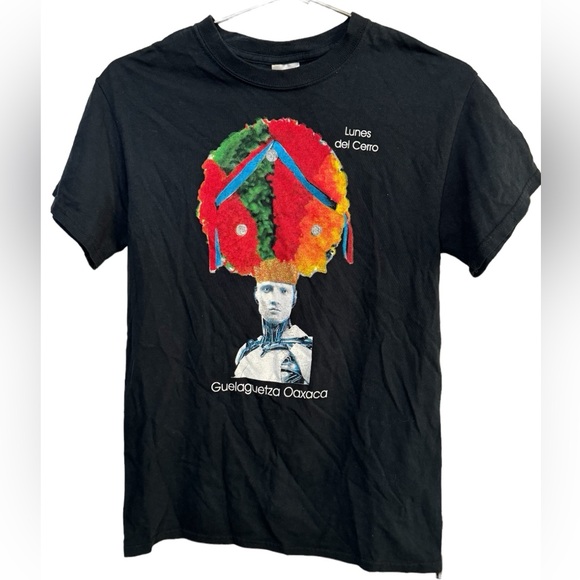 Vintage The Guelaguetza Los Lunes del Cerro Mexico Men’s L T-Shirt Rare MINTY - Picture 1 of 6